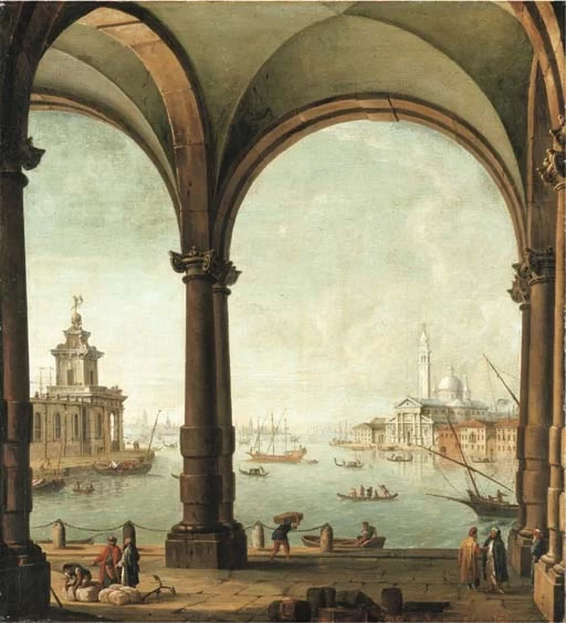 Capriccio col Bacino di San Marco